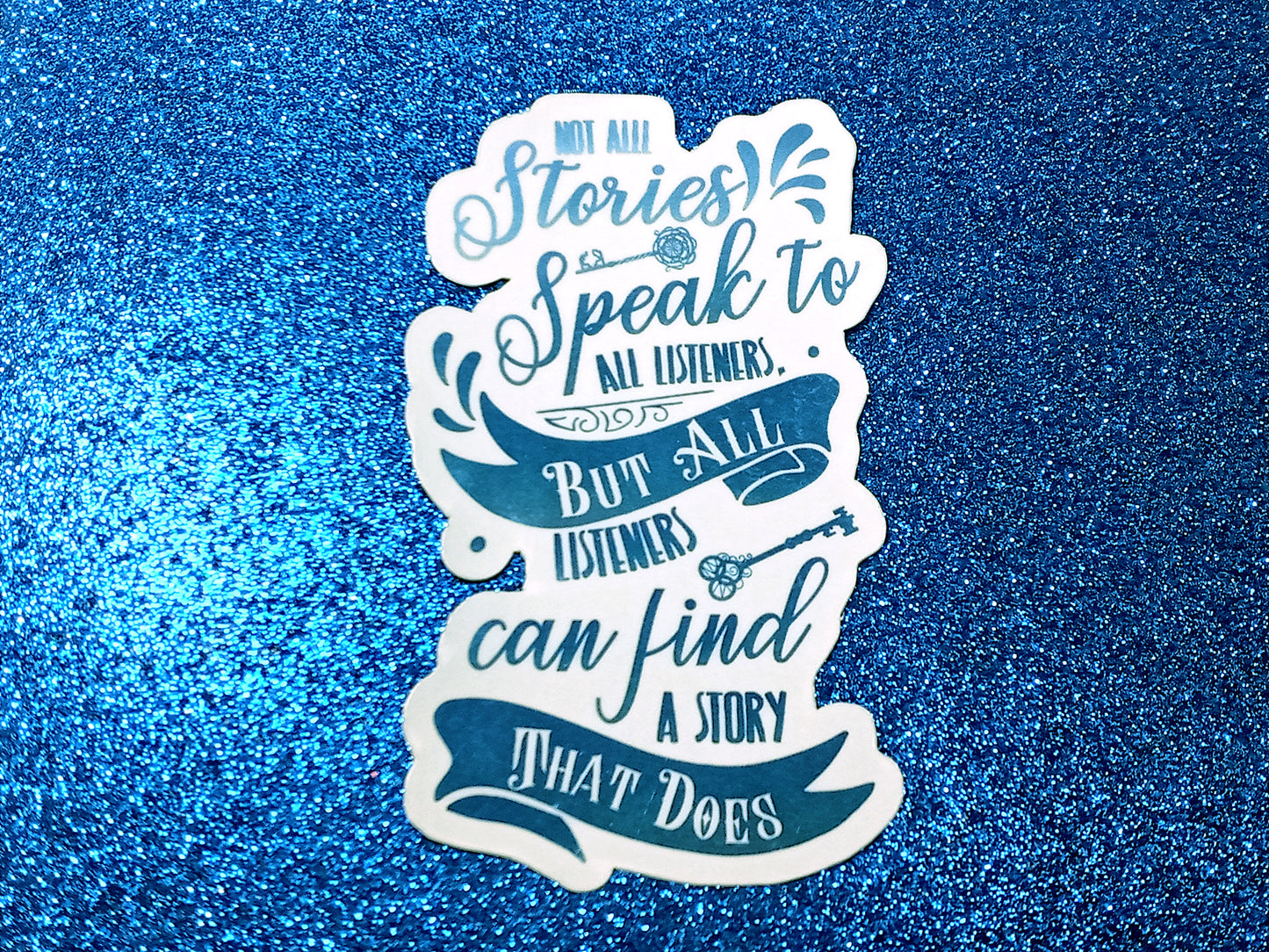 The Starless Sea inspired bookish waterproof mirror vinyl sticker