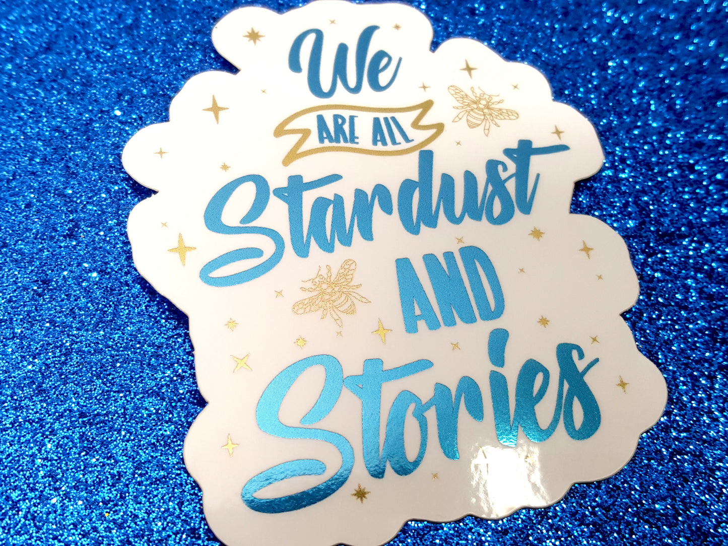 The Starless Sea inspired bookish mirror vinyl sticker