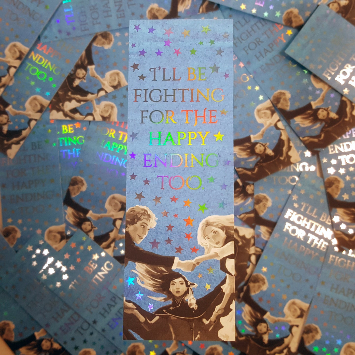 Keeper of the Lost Cities inspired holographic bookmarks