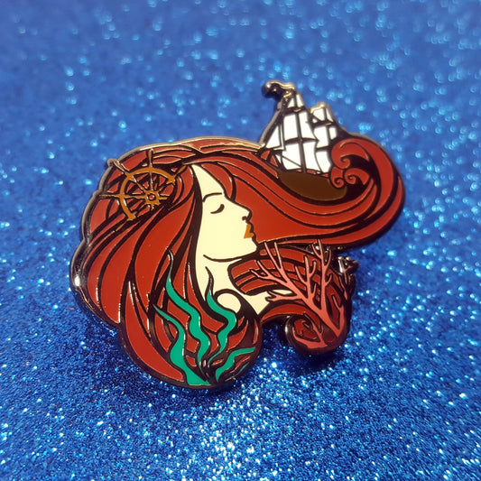 Daughter of the Pirate King | Fable | Seafire inspired bookish enamel pin