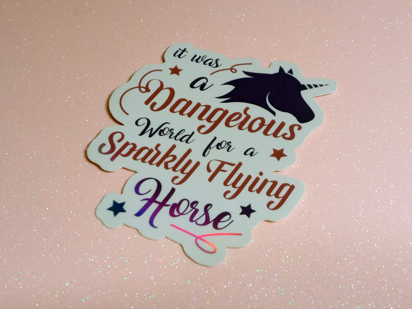 Keeper of the Lost Cities inspired bookish holographic vinyl sticker