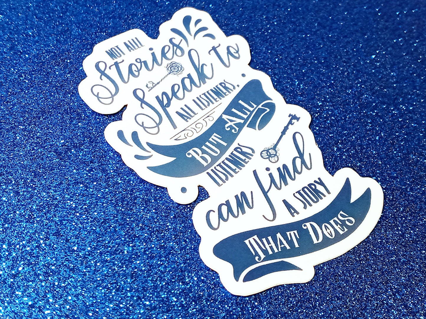 The Starless Sea inspired bookish waterproof mirror vinyl sticker