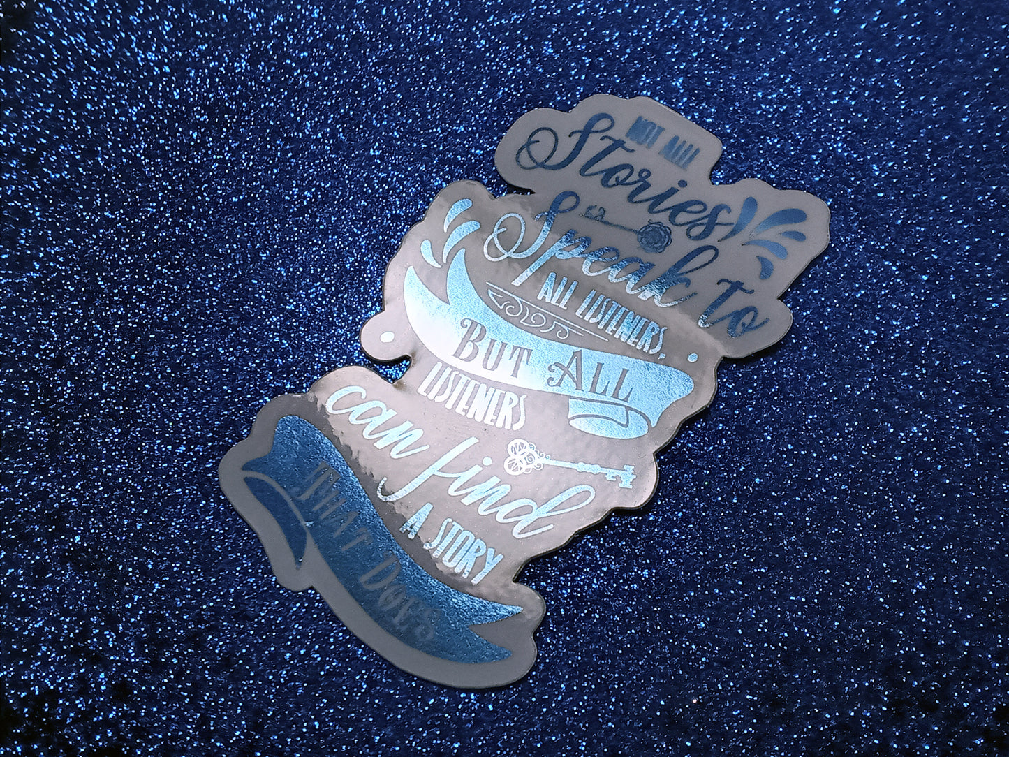 The Starless Sea inspired bookish waterproof mirror vinyl sticker