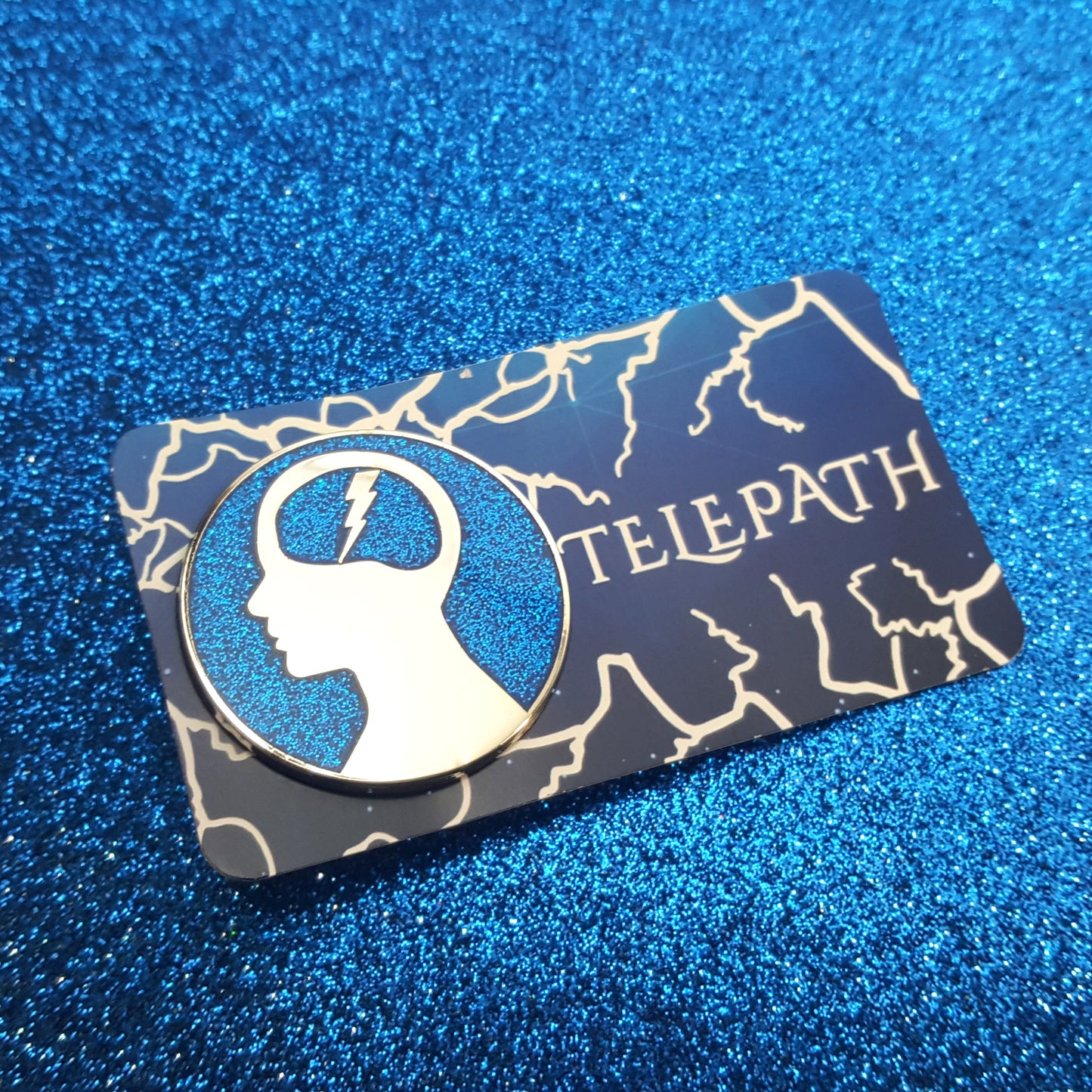 Keeper of the Lost Cities inspired Telepath ability badge enamel pin