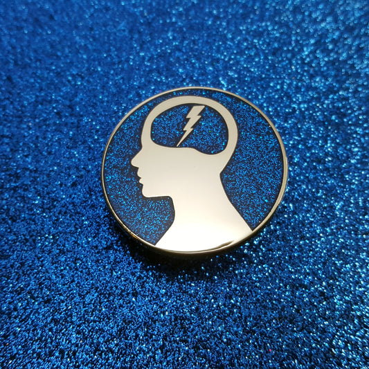 Keeper of the Lost Cities inspired Telepath ability badge enamel pin